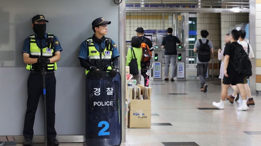 Cảnh sát Seoul được huy động tổng lực để bảo vệ cuộc bầu cử tổng thống